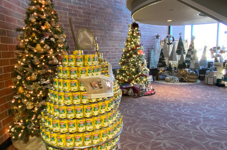 Photo of canned goods at Greeley's Festival of Trees