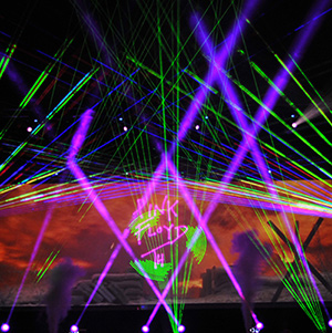 online laser light show