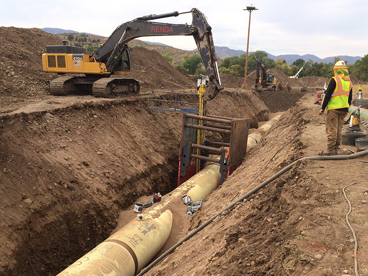 Greeley's Bellvue Pipeline construction