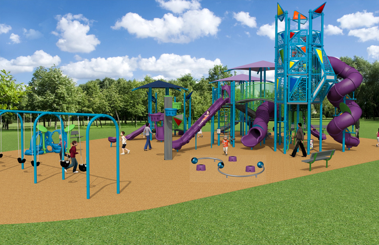 Computer rendering of finished Anna Gimmestad Park