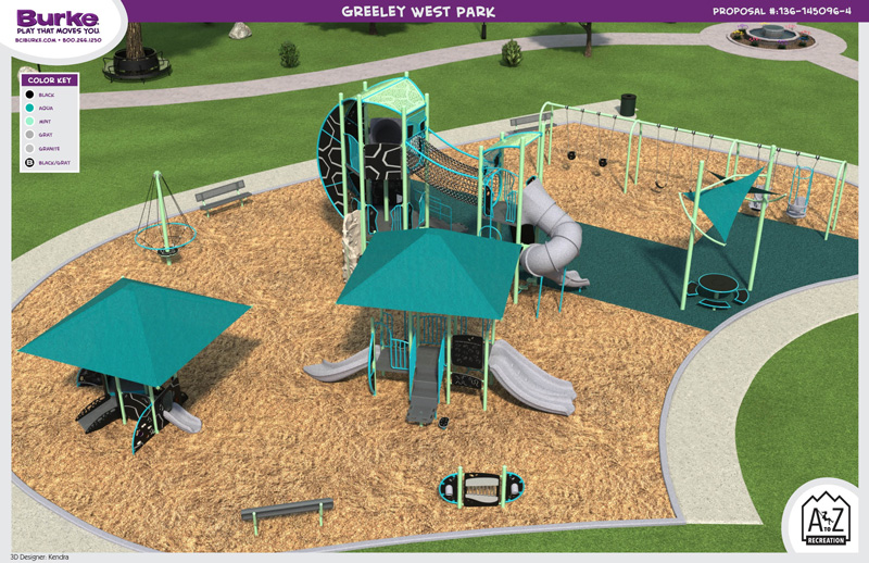 Greeley West Playground refresh rendering