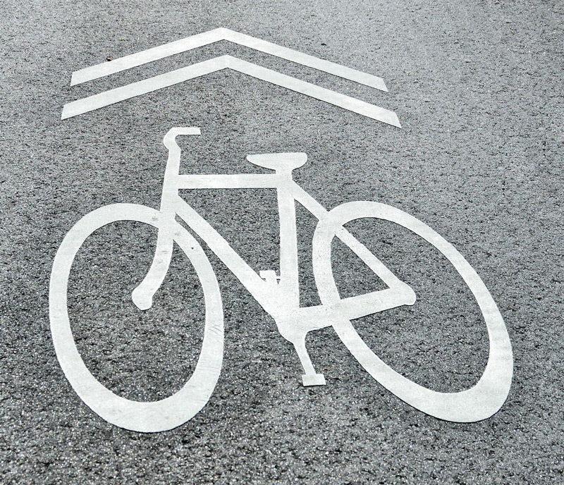 Bike lane marking