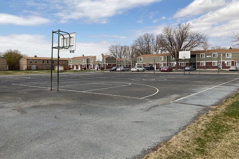 Delta Park basketball courts