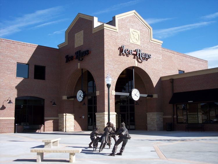 Outside of the Greeley Ice Haus facility in Greeley, Colorado