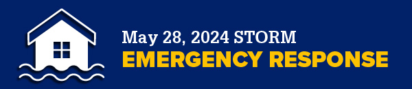 May 2024 flood emergency response graphic