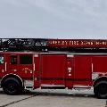 Side-facing view of ladder truck #5
