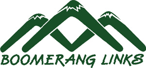 Boomerang Links golf course logo