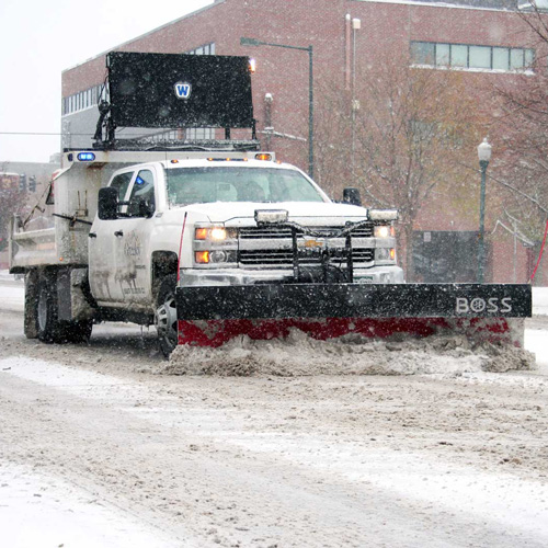 Snow Plow on 8th Avenue in Greeley