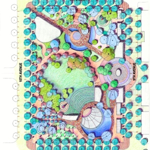 Current schematic design of Lincoln Commons.